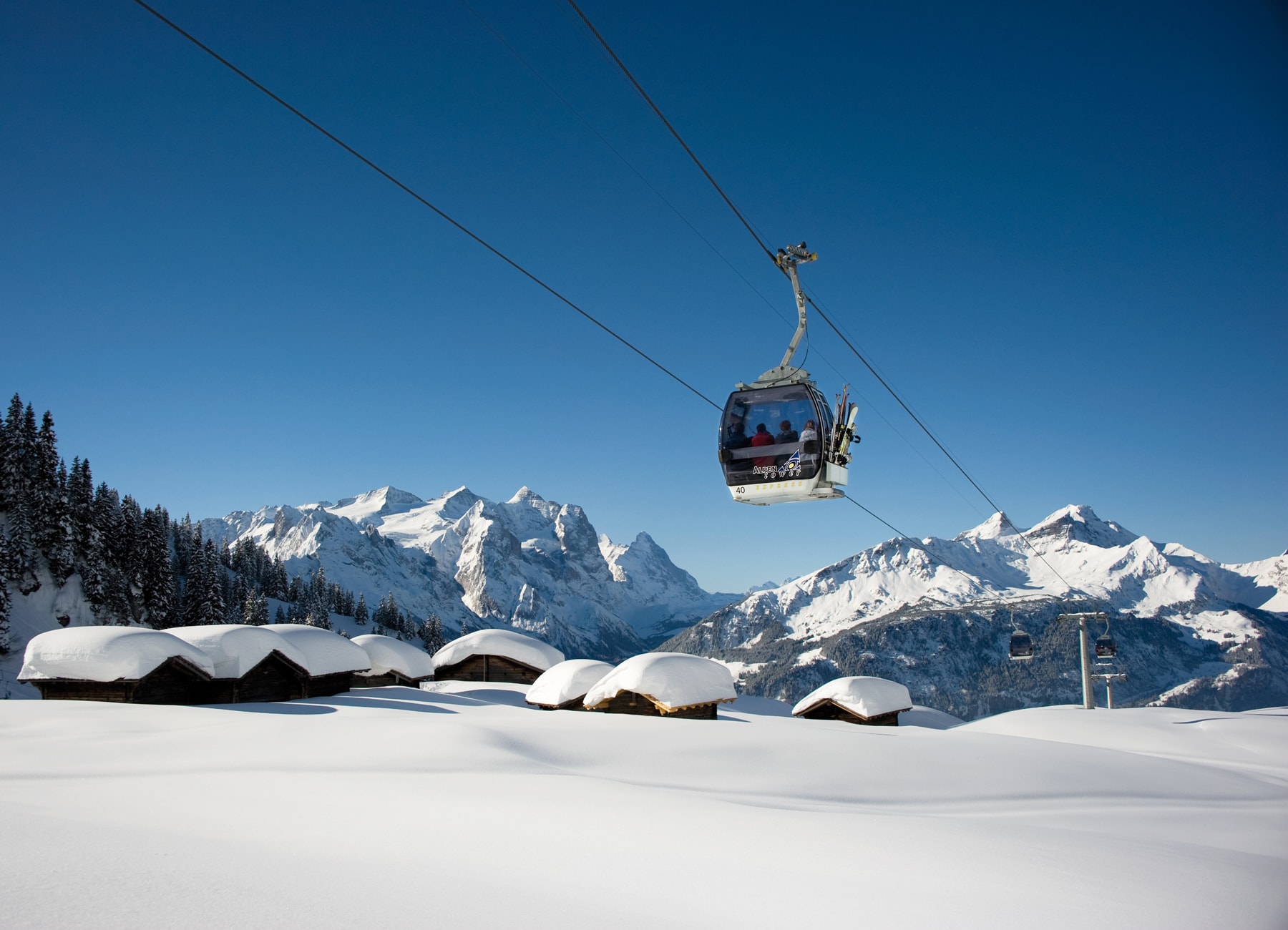 Haslital Bahn im Winter